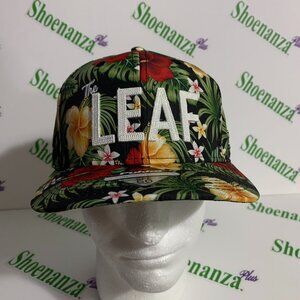 Pukka Hat The Leaf Silverleaf Golf Snapback Cap Tropical Black Regular Fit